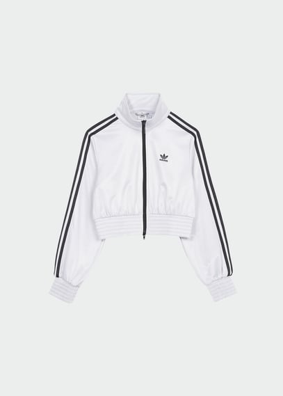 Veste De Survetement Argent Adidas Femme Citadium