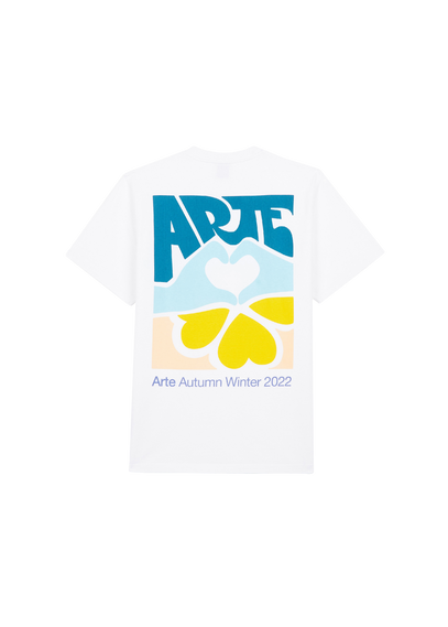 ARTE ANTWERP - 100 coton- Col rond- Coupe droite- Manches courtes- Logo brodé sur la poitrine Blanc