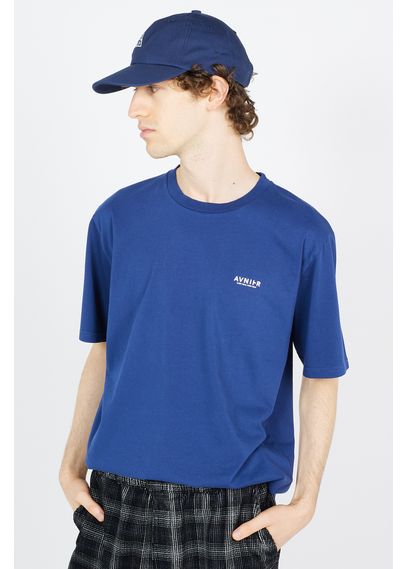 AVNIER T-shirt en coton biologique Bleu