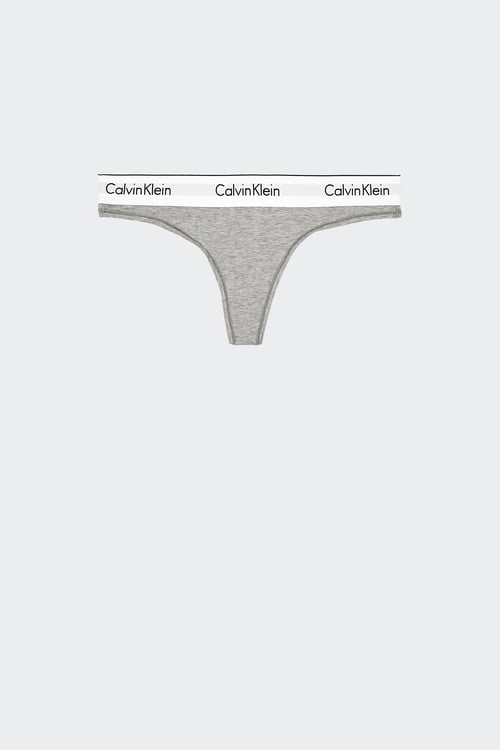 Calvin Klein Underwear Femme string Taille M - Gris