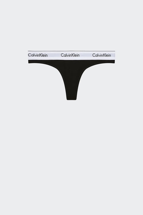 Calvin Klein Underwear Femme string Taille S - Noir