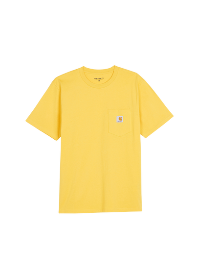 CARHARTT WIP Tee-shirt col rond regular-fit en coton Jaune