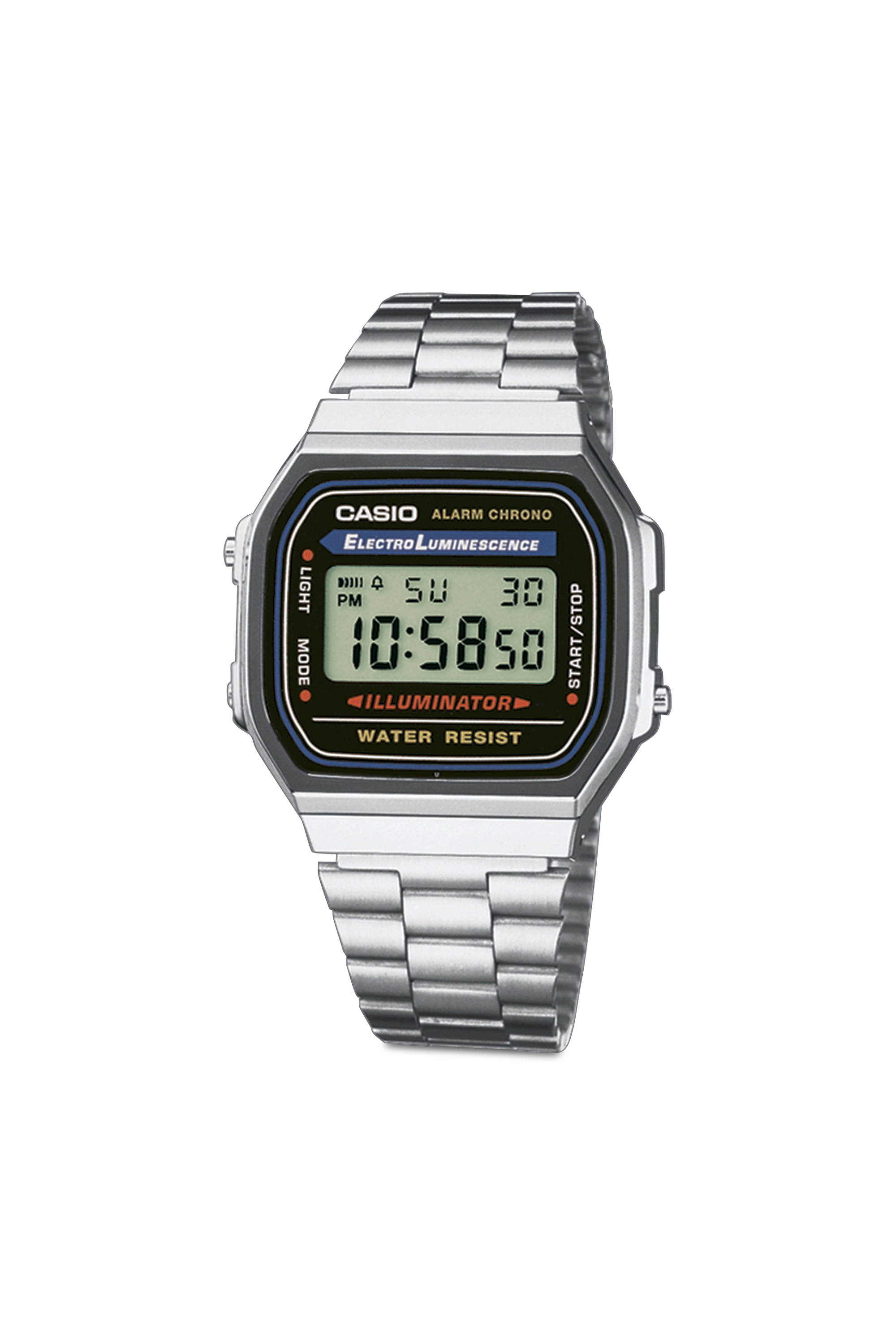 montre casio femme argent