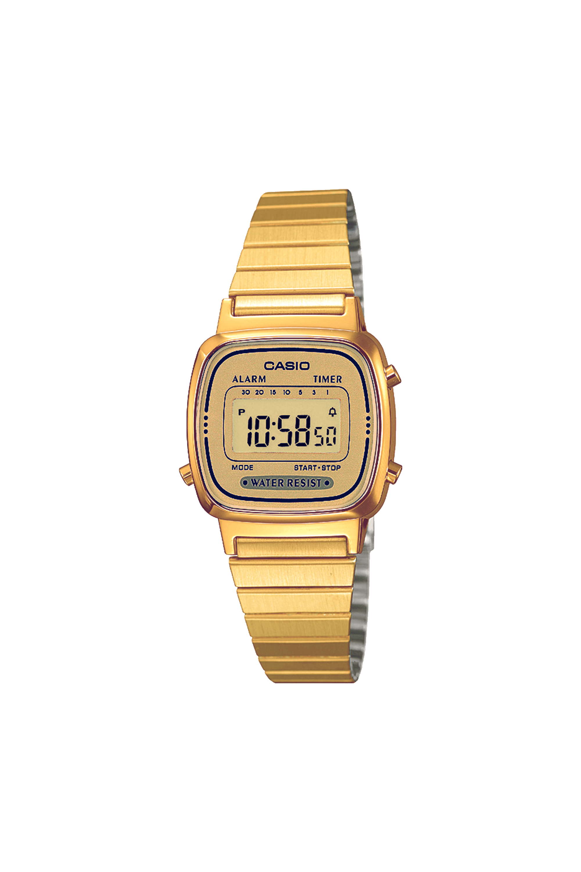 VERRE MONTRE 18.4 mm FRETTE ÉTANCHE BAGUE DORÉE