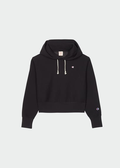 Hoodie Noir Champion Femme Citadium