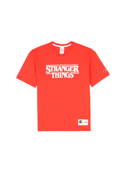 CHAMPION T-shirt Champion x Stranger Things Rouge