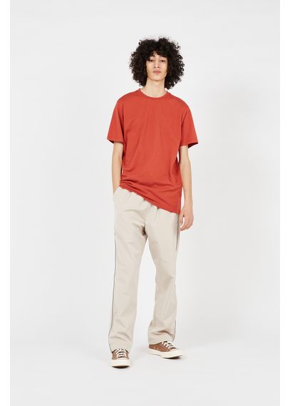 COLORFUL STANDARD T-shirt col rond en coton biologique Orange