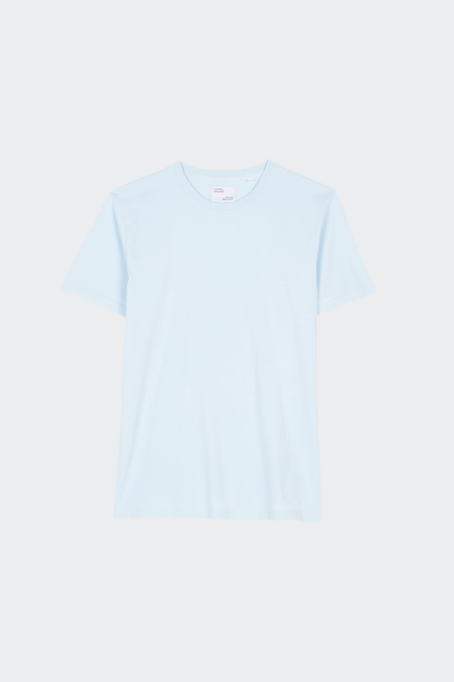 COLORFUL STANDARD Tee-shirt col rond regular-fit en coton bio Bleu