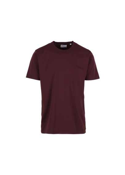 COLORFUL STANDARD Tee-shirt col rond regular-fit en coton bio Rouge