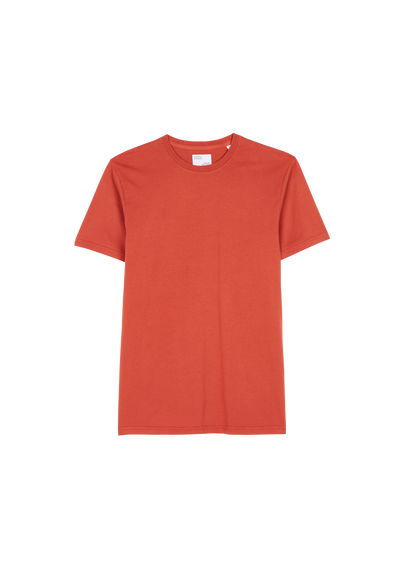 COLORFUL STANDARD Tee-shirt col rond regular-fit en coton bio Orange