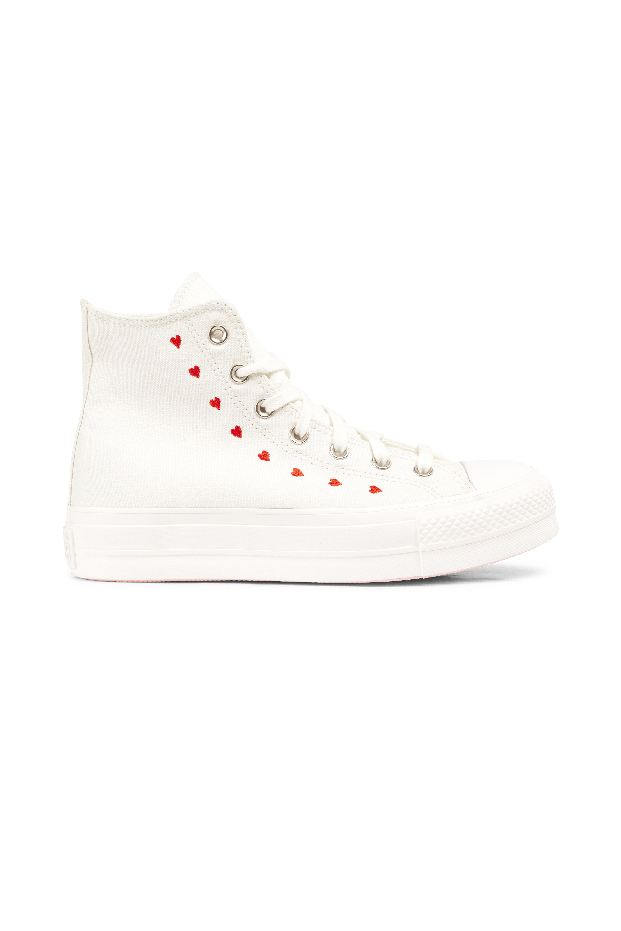 Soldes CONVERSE CHUCK TAYLOR ALL STAR LIFT PLATFORM EMBROIDERED HEARTS