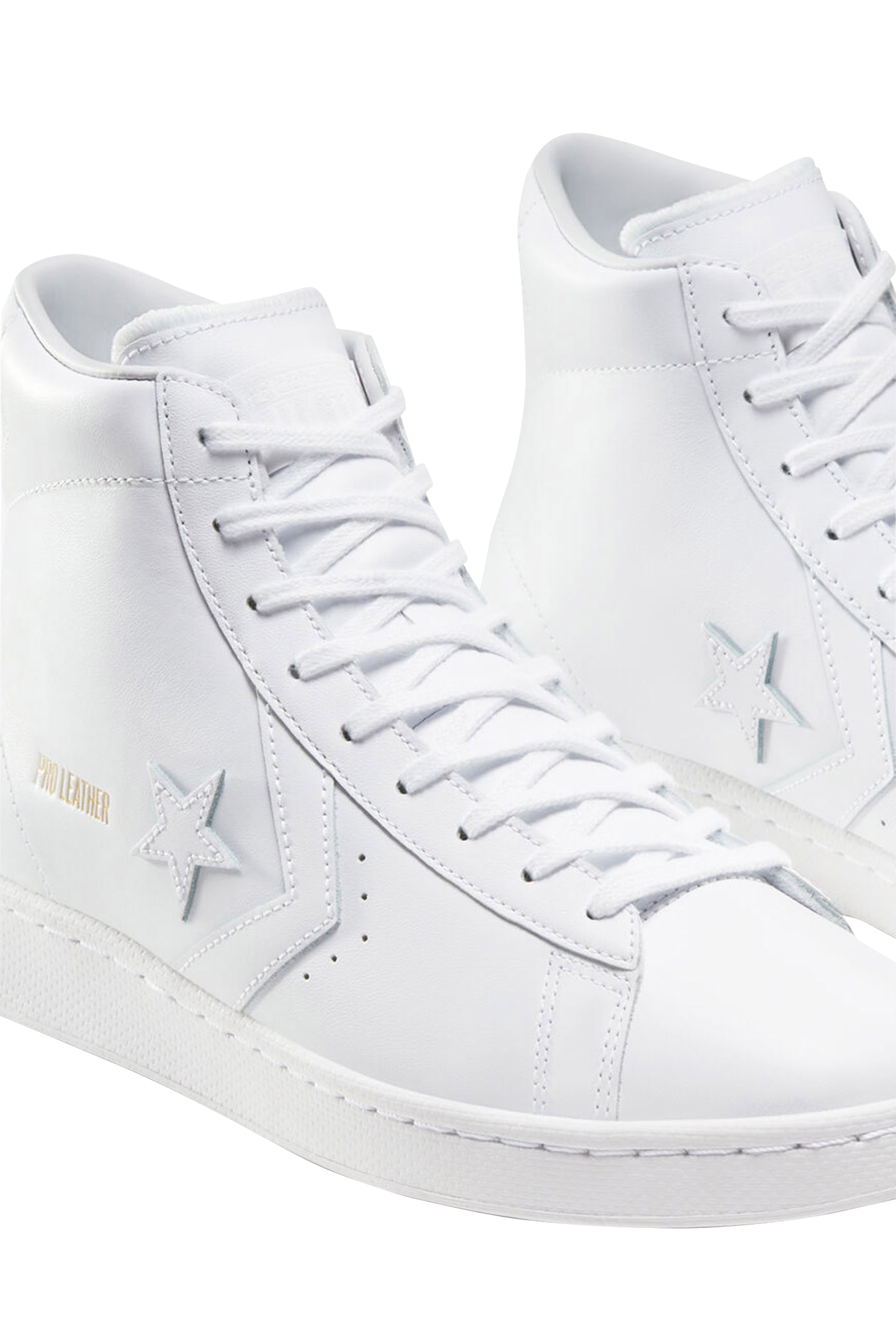 converse pro leather triple white