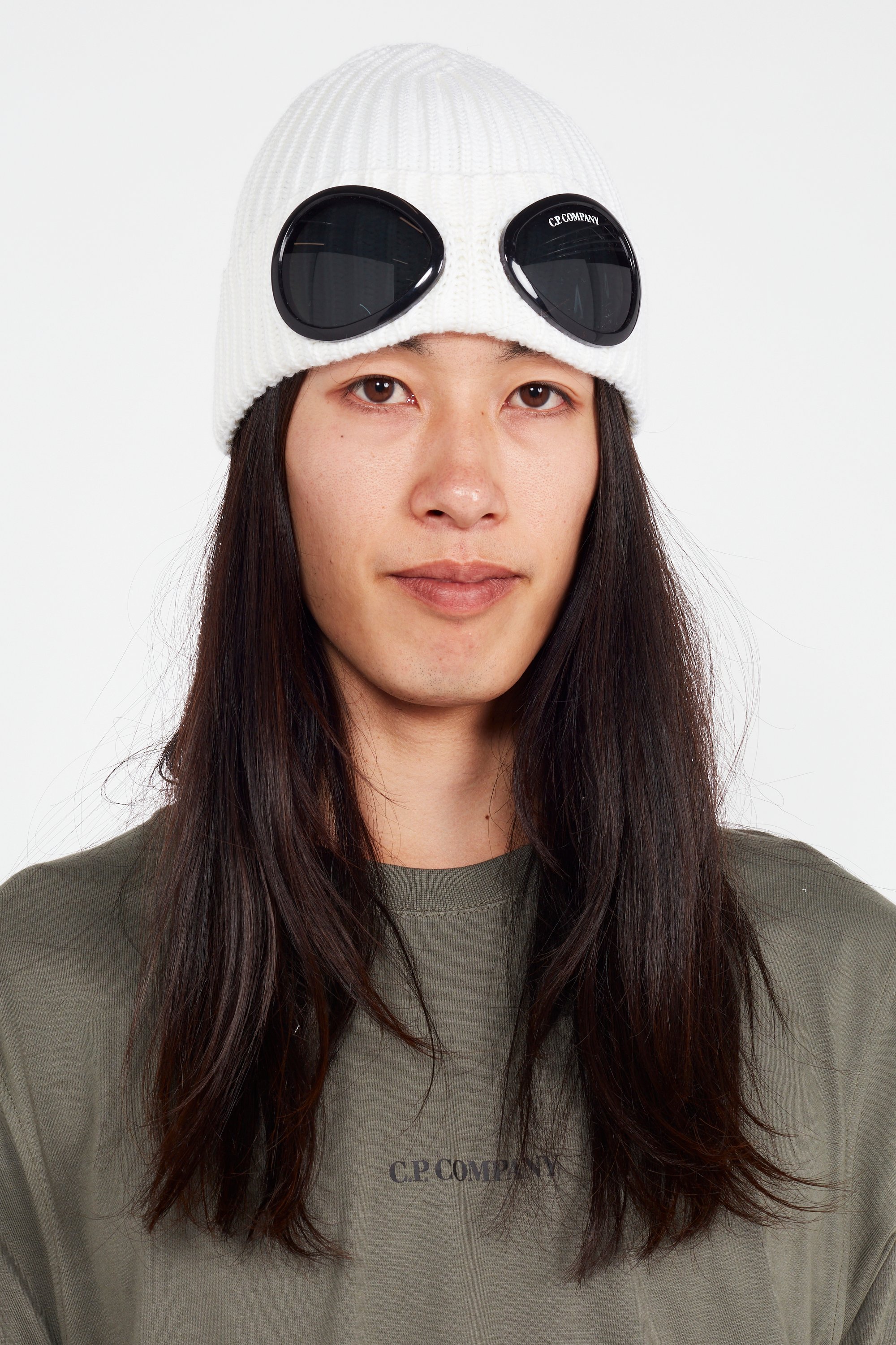 Bonnet C.P. Company - Coton Blanc/beige - Taille Unique - Neuf Avec étiquettes (Hiver Homme)