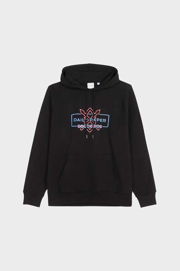 パーカー・フーディ DAILY PAPER SS25 HODDIE SCRIPT LOGO (2422068 BLACK) Hoodie Hosort Hood Noir Daily Paper - Homme | Citadium