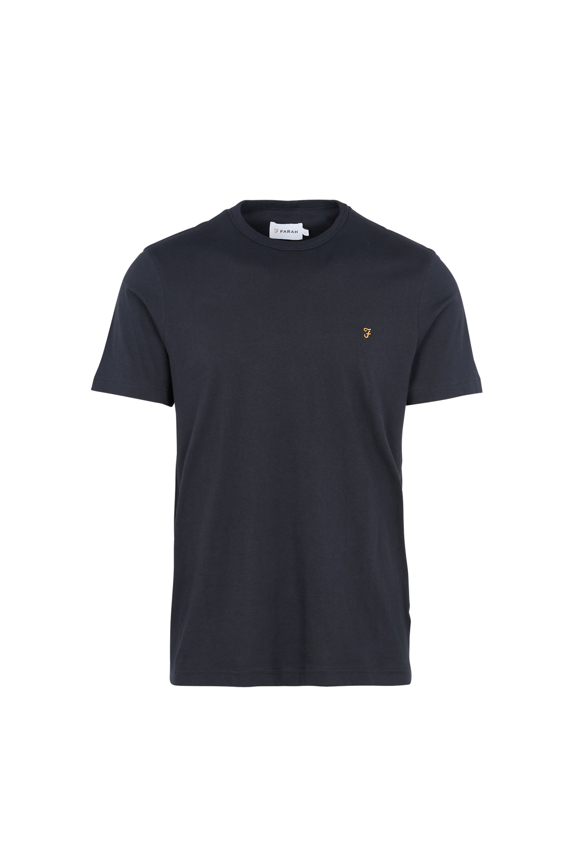 Farah T- Shirt Groves Ringer, Bleu Marine véritable, S Homme