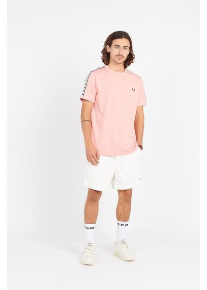 FRED PERRY T-SHIRT EN JERSEY Rose
