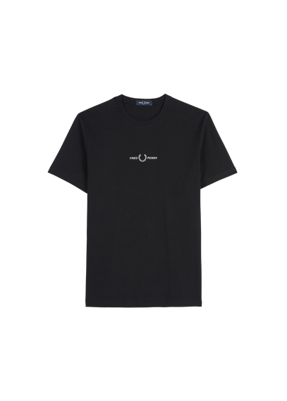 FRED PERRY Tee-shirt col rond regular fit en coton Noir