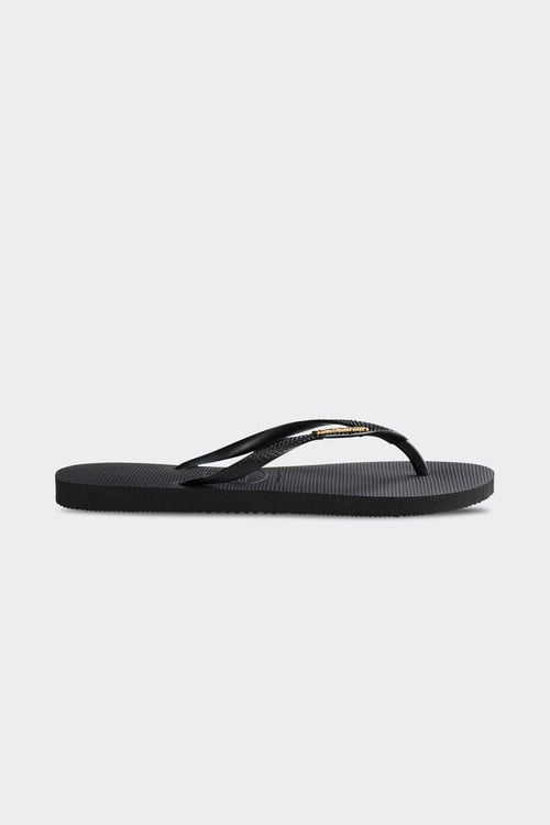 Slim logo metallique - Taille 41/42 Noir