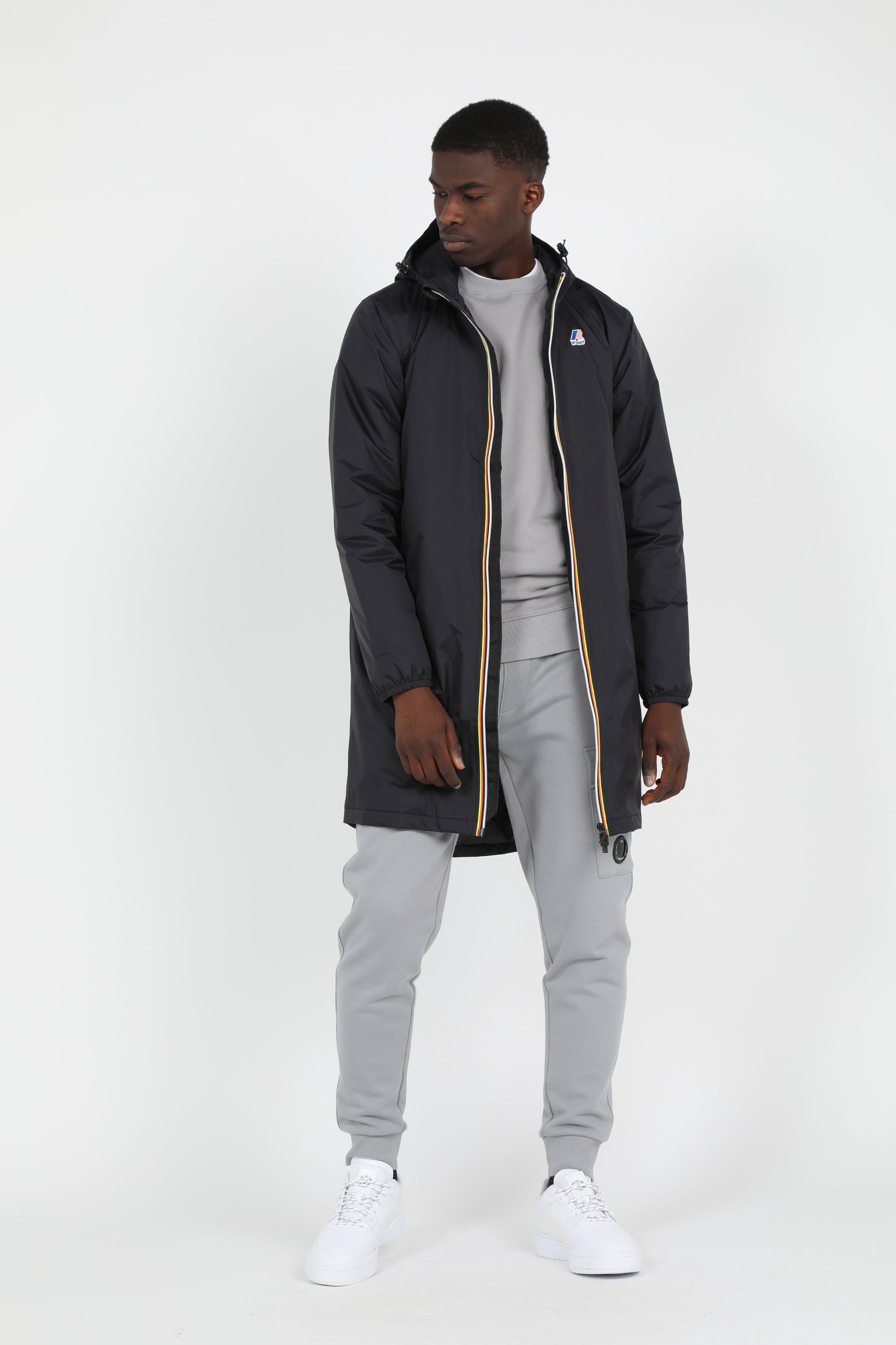 Parka à Capuche Noir Kway Homme Citadium