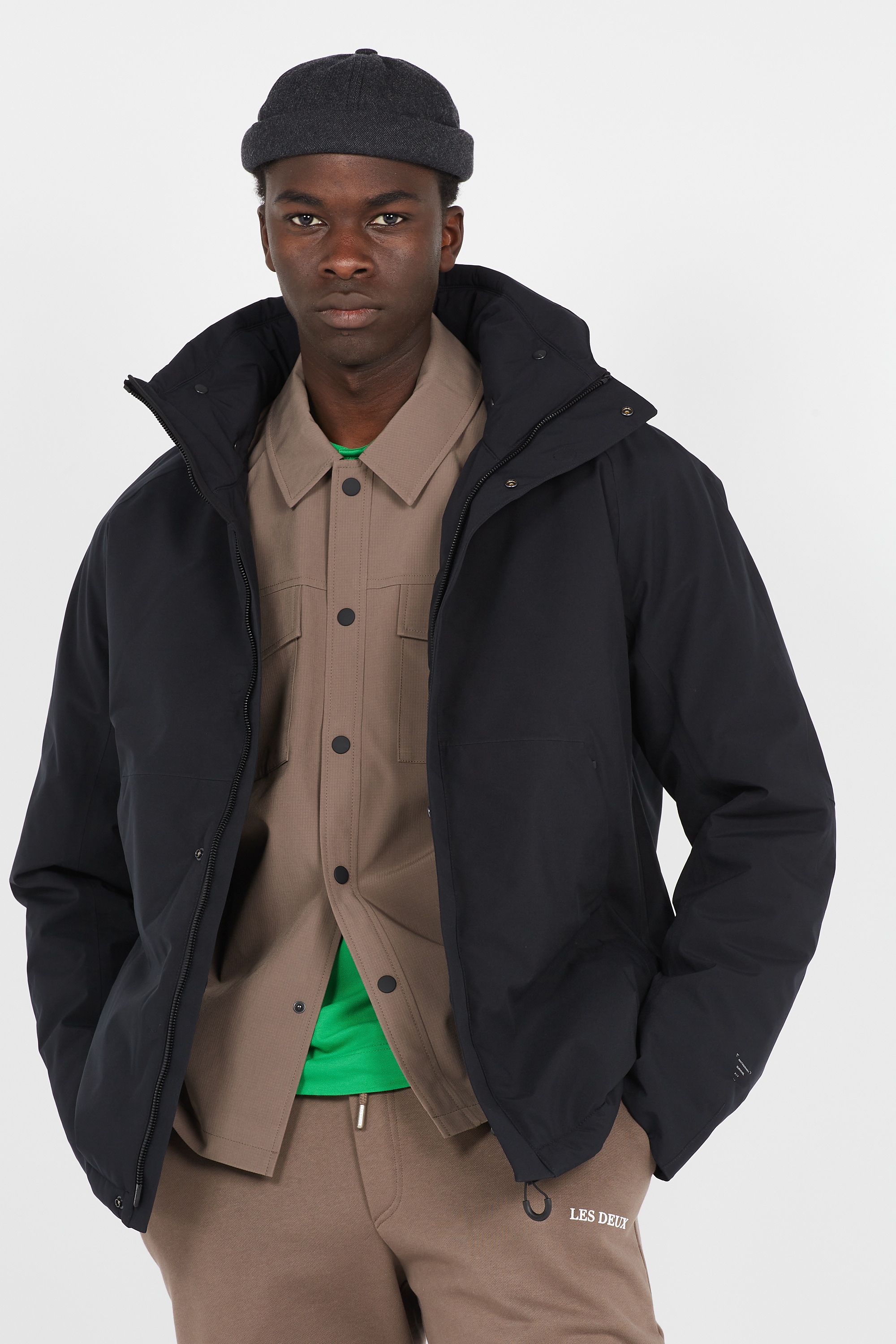 Coat KRAKATAU pour homme en coloris Noir Homme Vêtements Articles de sport et dentraînement Sweats à capuche 