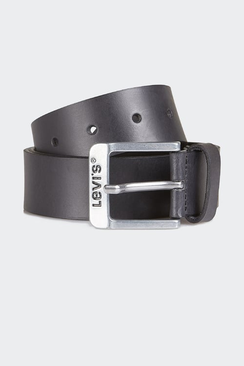 Ceinture en cuir - Taille 90 Noir