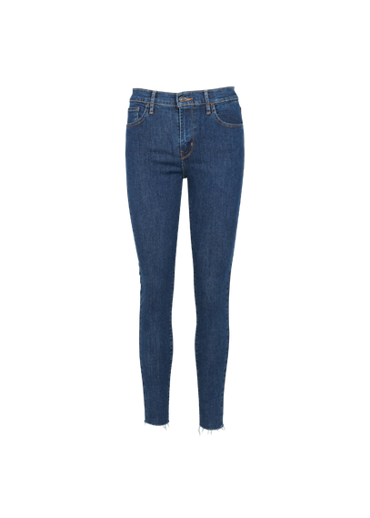 LEVI'S Jean skinny taille haute Bleu