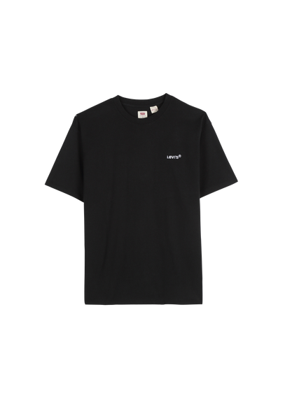 LEVI'S Tee-shirt col rond avec logo brodé en coton Noir