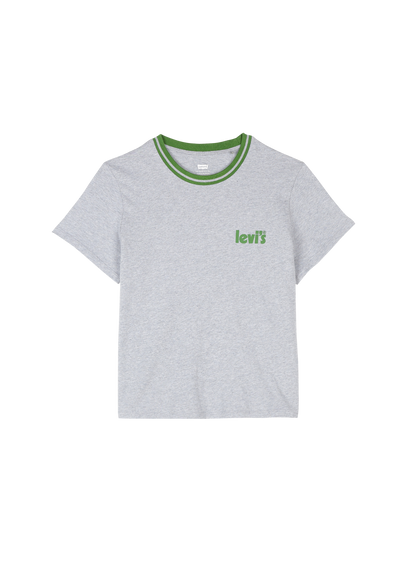 LEVI'S Tee-shirt col rond en coton Gris