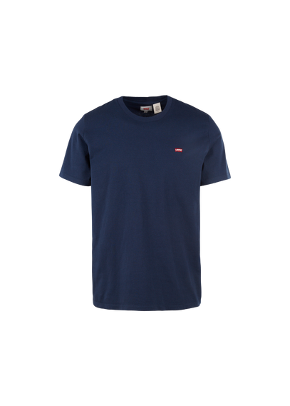 LEVI'S Tee-shirt regular-fit col rond logo brodé en coton Bleu