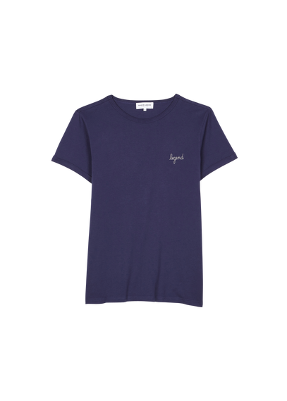 MAISON LABICHE T-shirt brodé Bleu