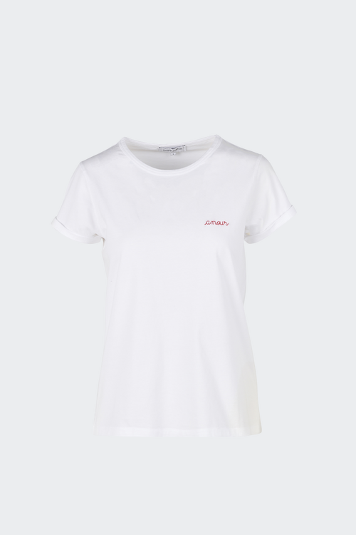 MAISON LABICHE T-shirt en Coton biologique Blanc