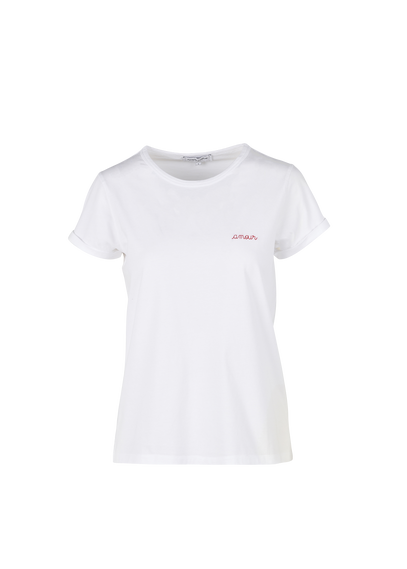 MAISON LABICHE T-shirt en Coton biologique Blanc
