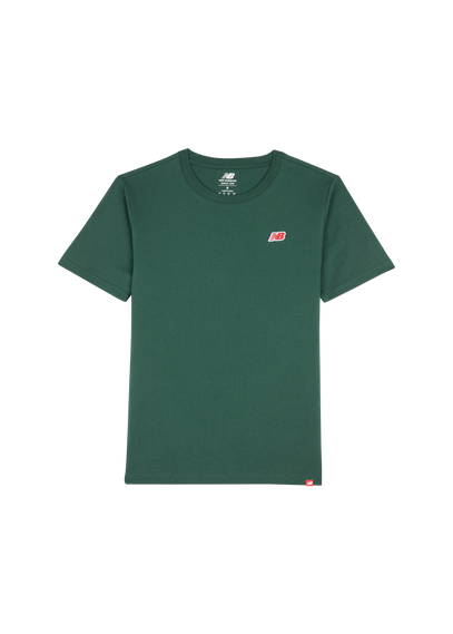 NEW BALANCE Tee-shirt col rond regular-fit brodé en coton Vert