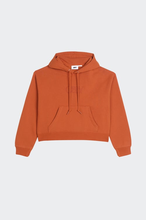 hoodie orange femme