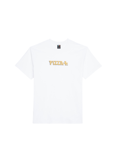 PIZZA SKATEBOARD T-shirt  Blanc