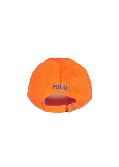 POLO RALPH LAUREN Casquette avec logo brodé en coton Orange