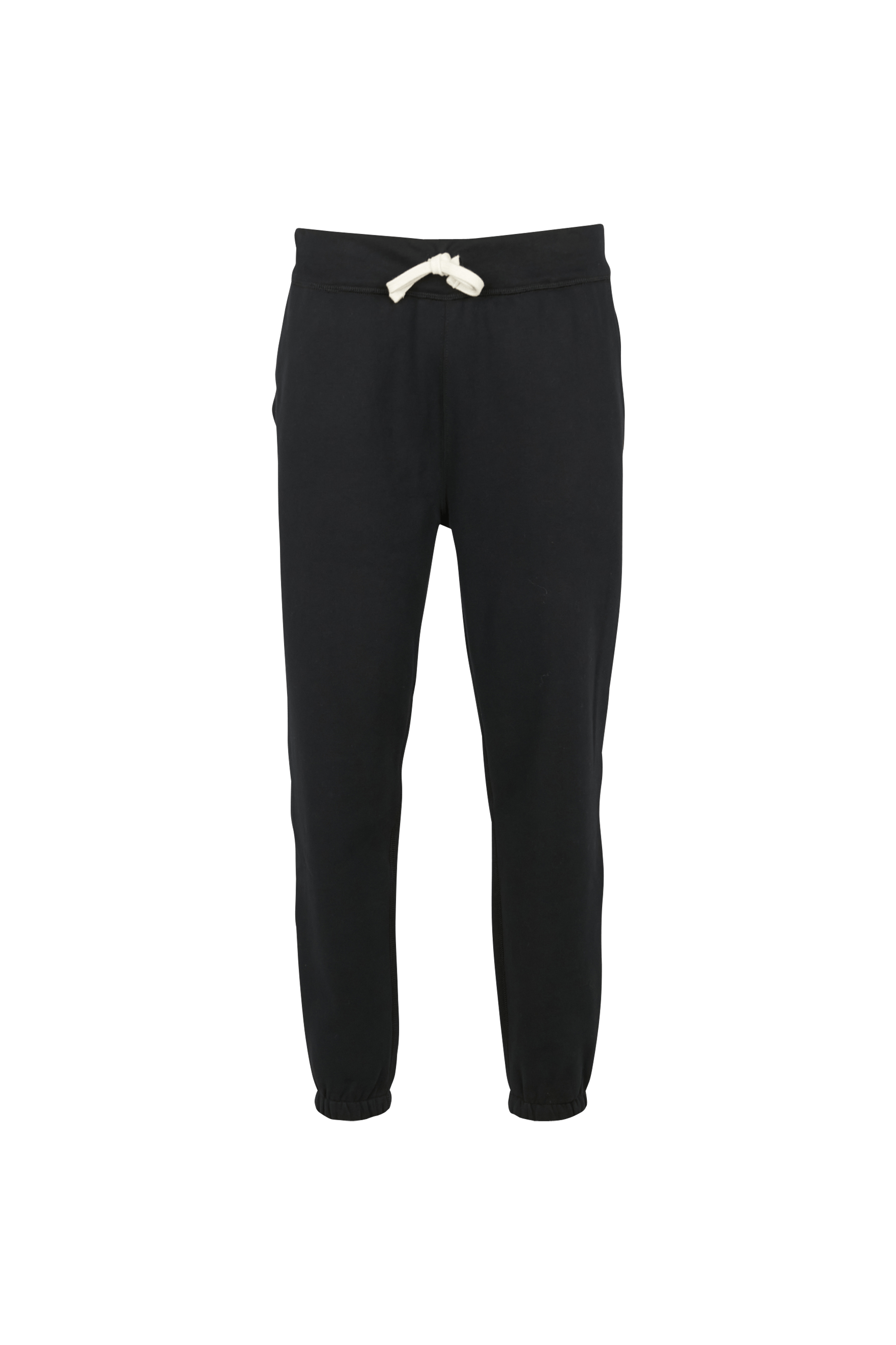 Polo - Jogging en coton mÃ©langÃ© - Taille XS Noir