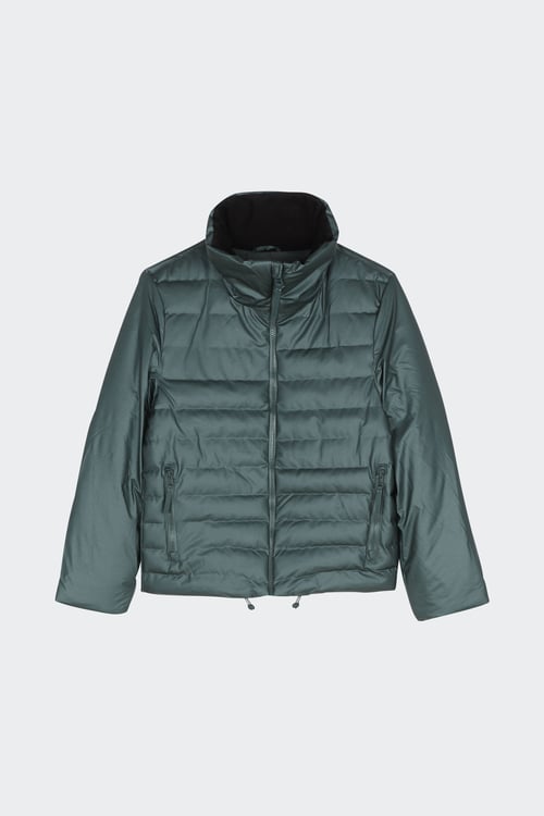 Rains Femme Doudoune Taille S - Vert