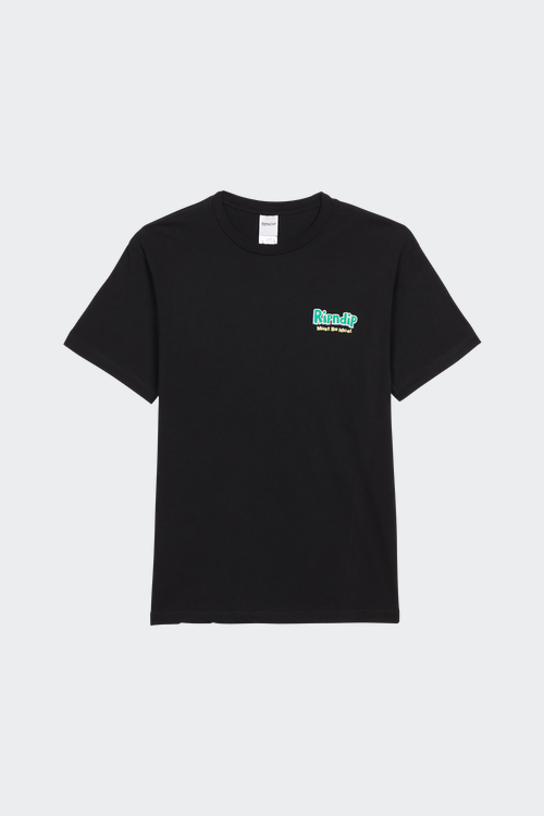 RIPNDIP T-shirt sérigraphié en coton Noir