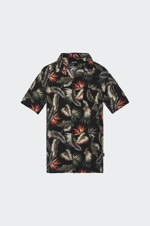 Schott Homme Chemise Taille S - Noir