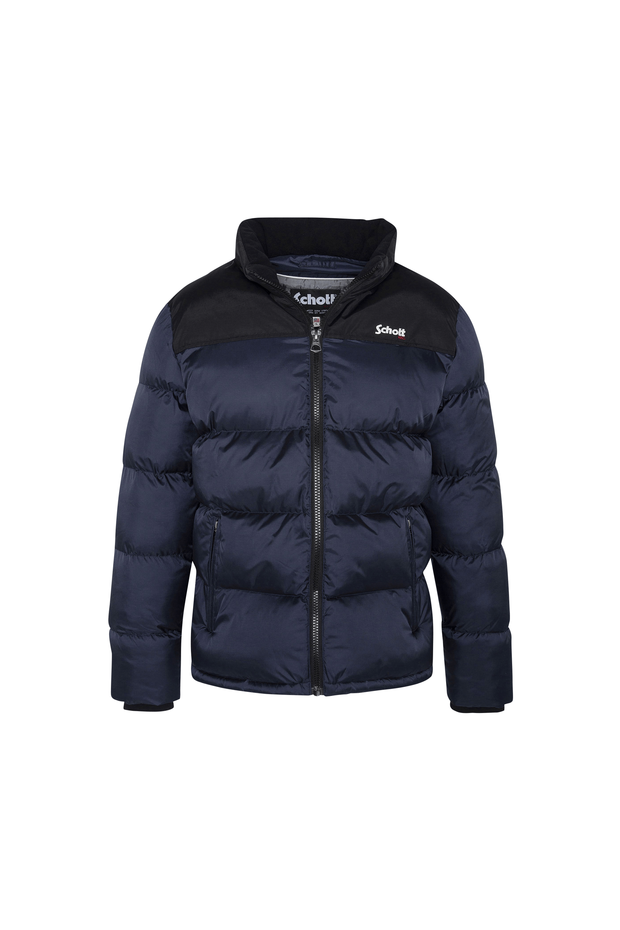 Schott Homme Doudoune Taille S - Bleu