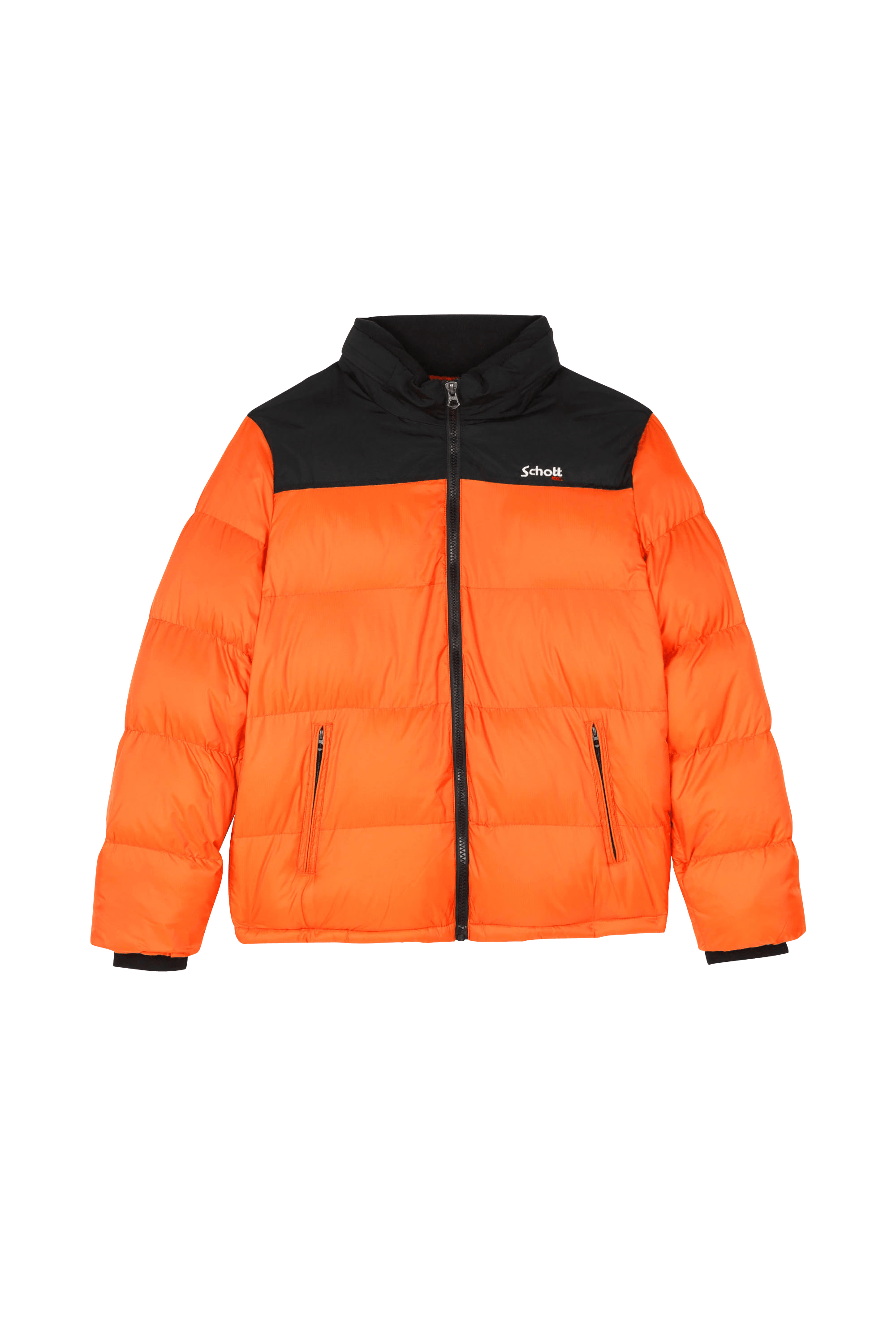 Schott Homme Doudoune Taille S - Orange