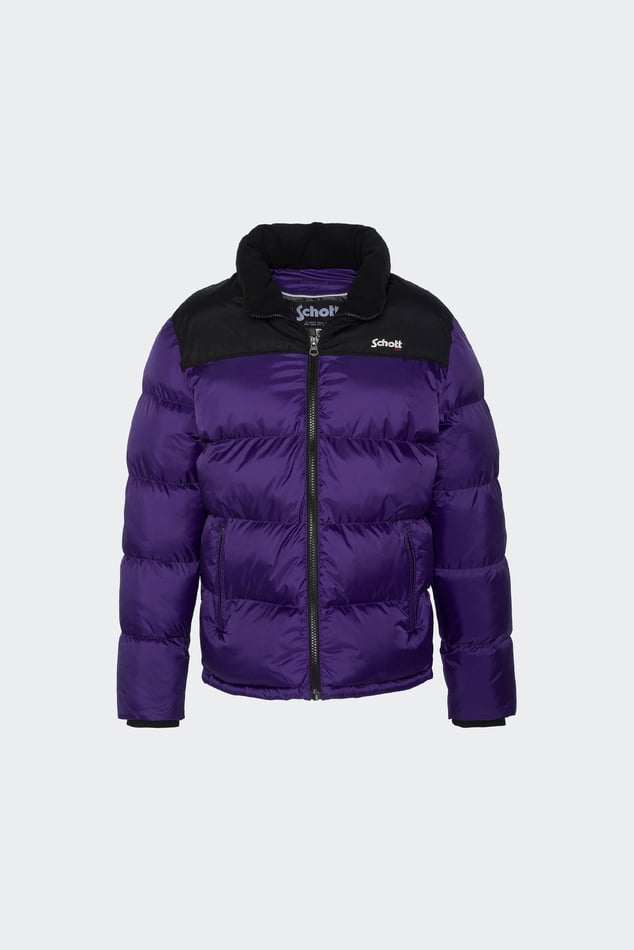 Doudoune Violet Schott Homme Citadium