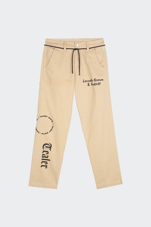 Tealer Femme Pantalon Taille S - Beige