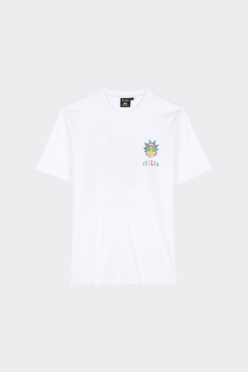 TEALER T-shirt - Tealer x Rick & Mortyr Blanc