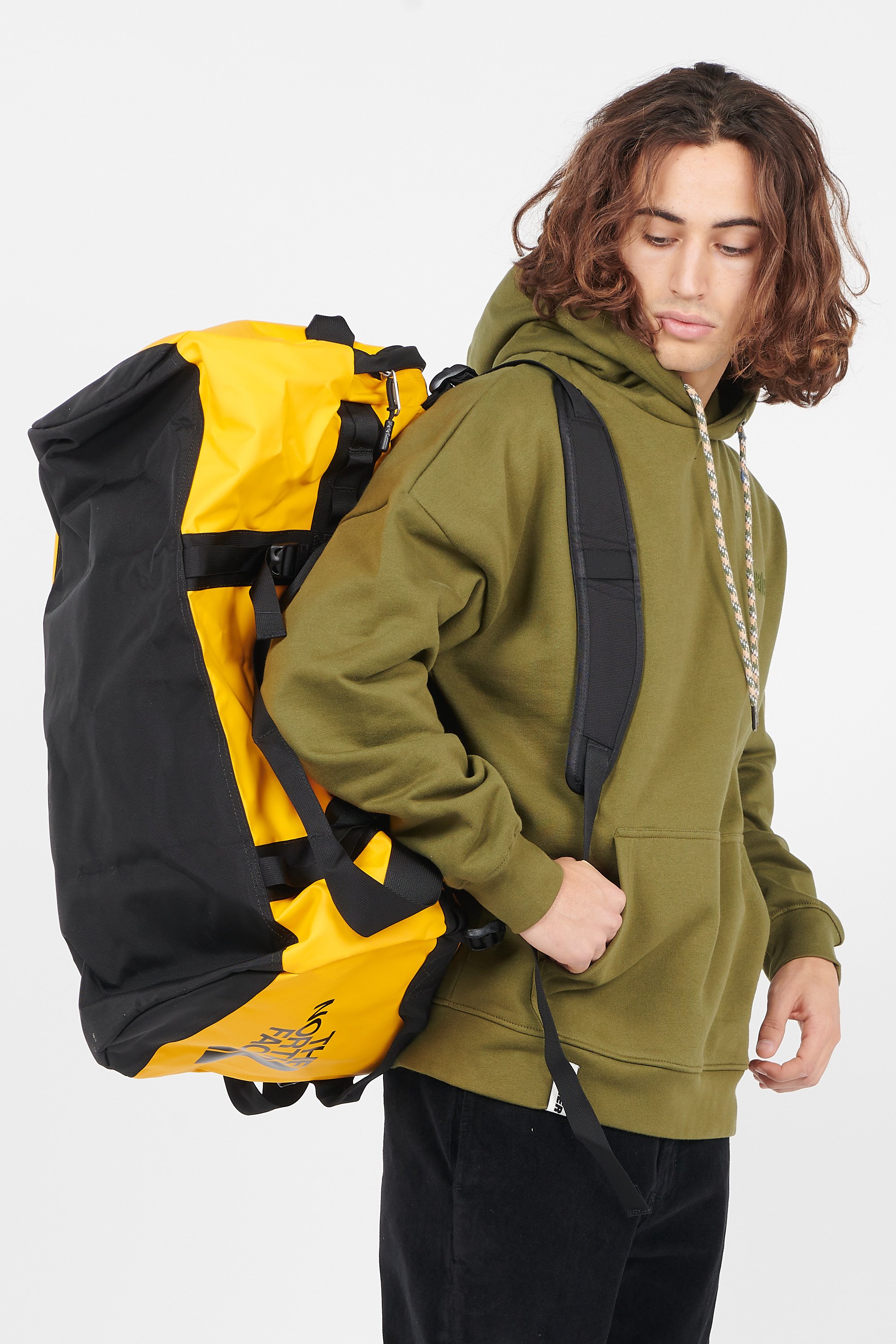 Sac De Voyage Jaune The North Face Homme SlocogShops