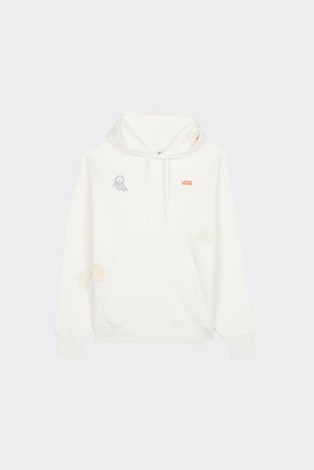 Jogging Paisley Check Hoodie Blanc Vans Femme Citadium