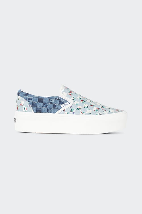 Slip on Bleu Vans Femme Citadium