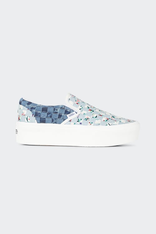 Slip-on Bleu Vans - Femme