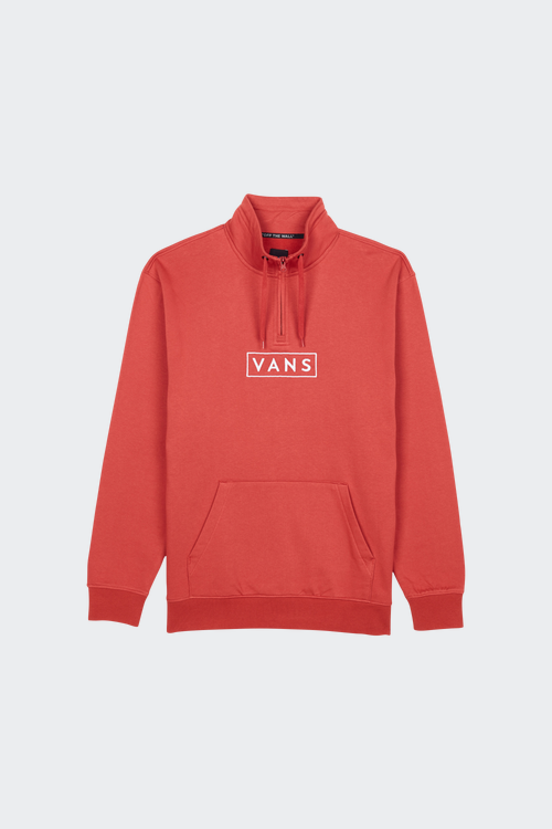 VANS Sweatshirt à col zippé Rouge